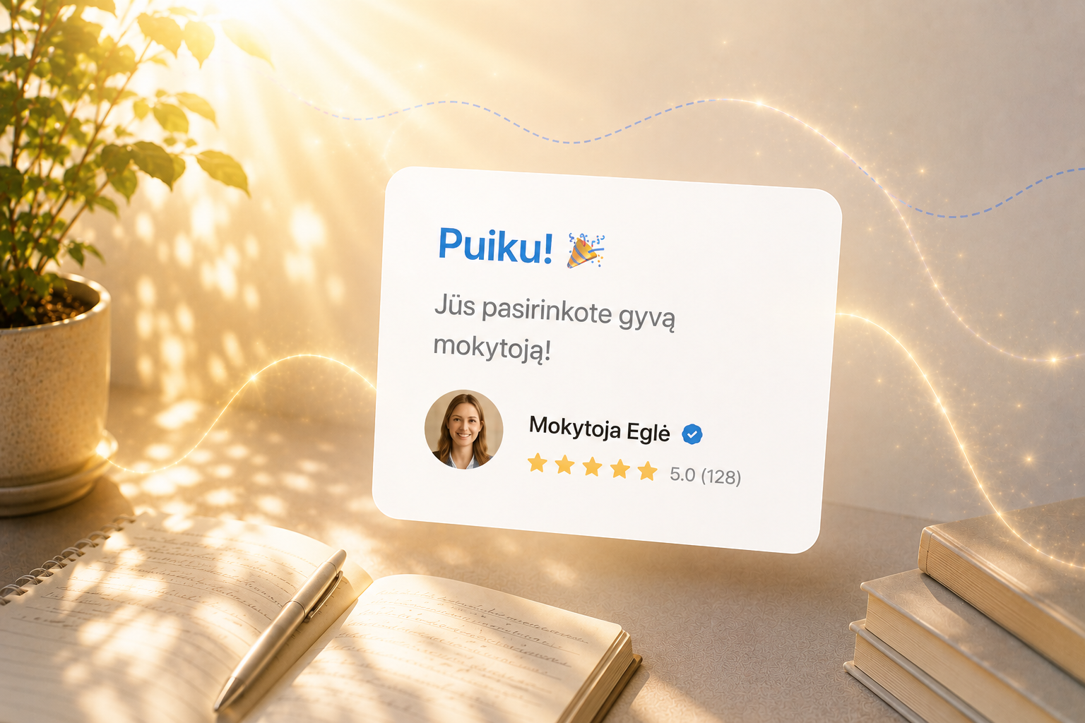 Gyvo mokytojo profilio kortelė